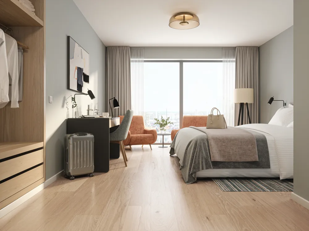 Contrast Ivory Oak Nature Grade Smooth Finish
