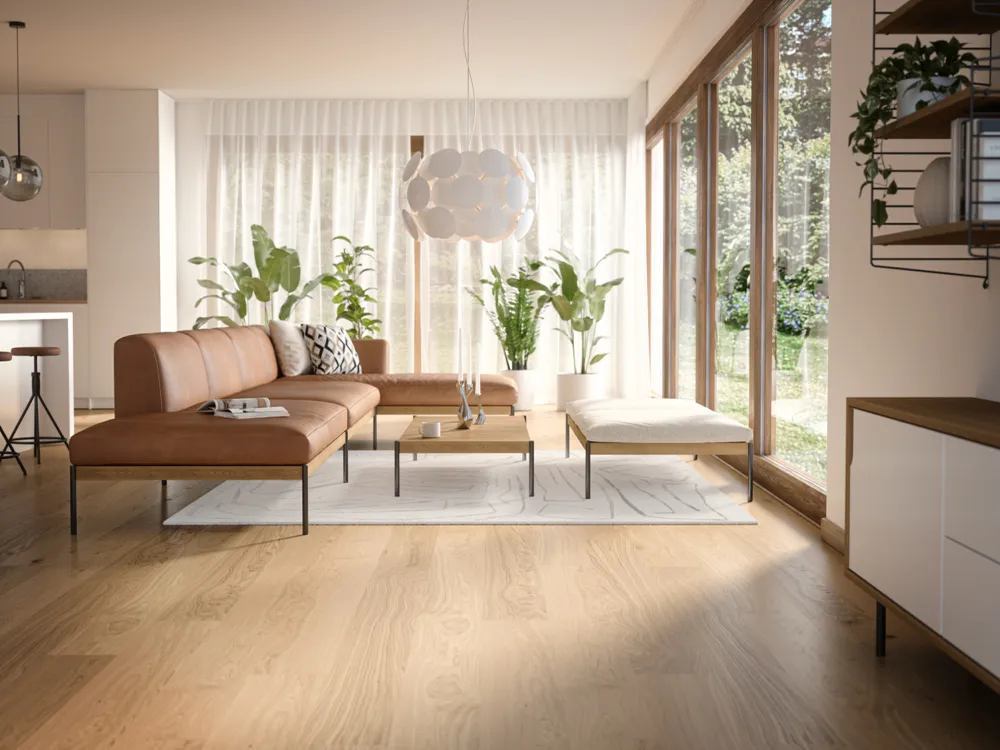 Natural Oak Nature Grade Brushed Finish