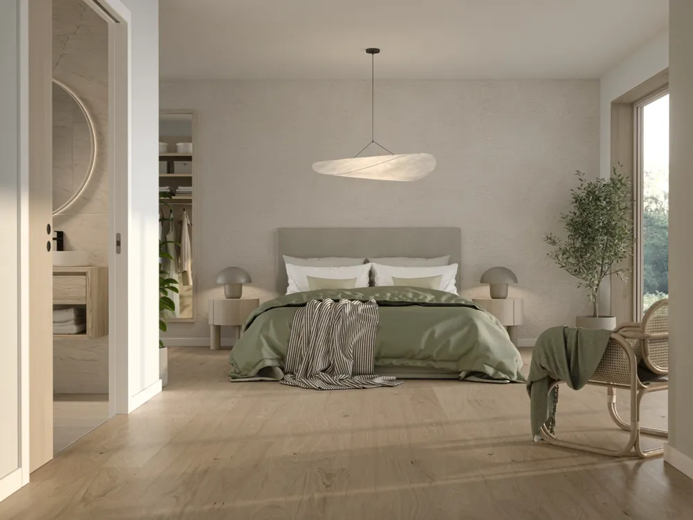 Misty White Oak Nature Grade Brushed Finish