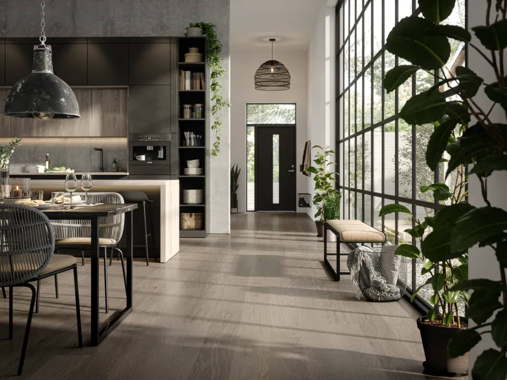 Earth Grey Oak Nature Grade Brushed Finish