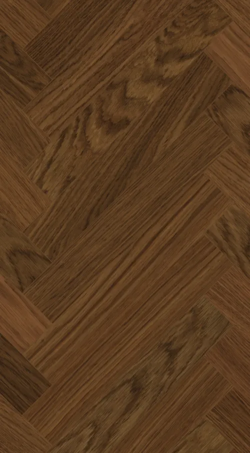 Modern Herringbone Terra Brown Oak Select Grade Smooth Finish